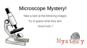 Preview of Microscope Mystery Engage