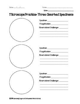 Results for microscope observation sheets TPT