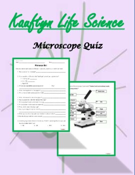 Preview of Microscope Quiz
