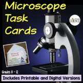 Microscope Task Cards Activity - Parts of the Microscope