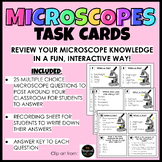 Microscope Task Cards Interactive Review