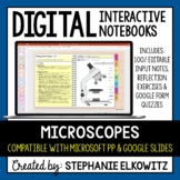 Microscopes Digital Interactive Notebook | Google Slides &