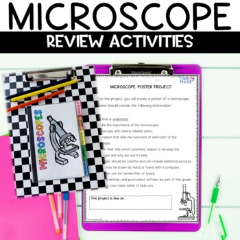 Preview of Microscope Review Activity