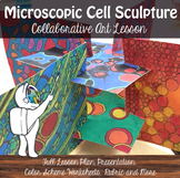 Microscopic Cell Abstract Art Lesson - Color Scheme - Coll