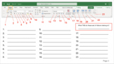Microsoft 365 - Excel Ribbon Labeling Worksheets / Slides