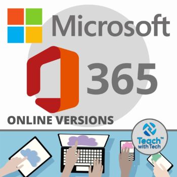 Preview of Microsoft 365 Online Versions Bundle Lessons & Activities 
