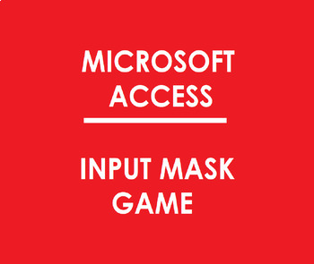 Preview of Microsoft Access - Input Mask Game