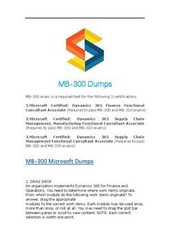 MB-300 Zertifizierungsprüfung