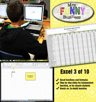 Preview of Microsoft Excel 2010 Video Tutorial Lesson 3 of 10