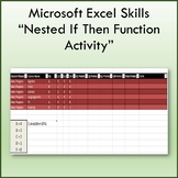 Nested If Then Function Lesson Activity for Teaching Micro