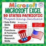 MICROSOFT EXCEL: Patriotic 50 States Project Using Formula