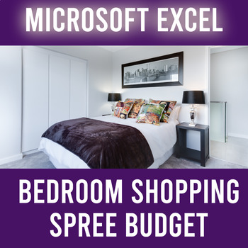 Preview of Microsoft Excel Formulas & Formatting Activity | Shopping Budget Spreadsheet
