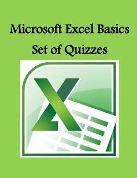 Preview of Microsoft Excel Basics Set of Quizzes Digital