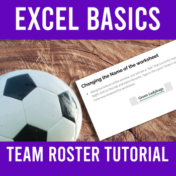 Preview of Microsoft Excel Beginner Activity  Basic Skills Tutorial - Technology Skills