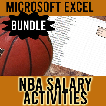 Preview of Microsoft Excel Fun Activity Bundle - Formulas, Charts, Pivot Tables, etc. 