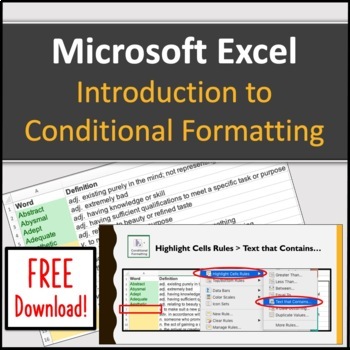 Preview of Microsoft Excel Introduction to Conditional Formatting