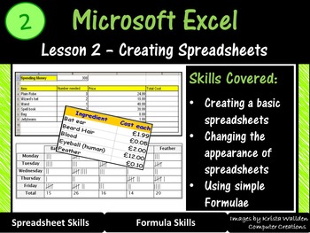 Preview of Excel Spreadsheets – Creating Spreadsheets