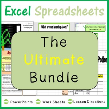 Preview of Microsoft Excel Spreadsheets Ultimate Bundle - Computer Applications