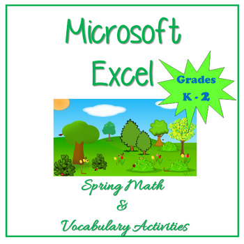 Preview of Microsoft Excel Spring Math & Vocabulary Activities