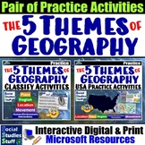 Microsoft | Five Themes of Geography Practice Activities P