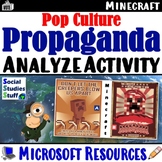 Minecraft Propaganda Analysis Activity | Microsoft Print a