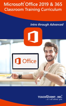 Preview of Microsoft Office 2019 and 365 Classroom Training Curriculum