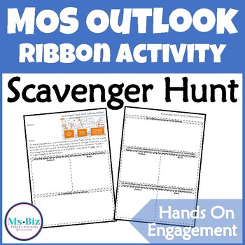 Preview of Microsoft Outlook Ribbon, Tabs & Groupings Scavenger Hunt