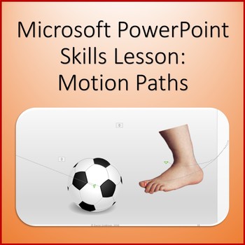 Motion Path Animation Lesson Activity for Teaching Microsoft PowerPoint  Skills