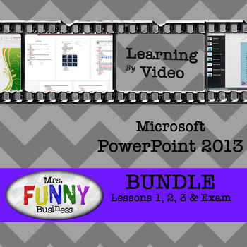Preview of Microsoft PowerPoint 2013 Video Tutorial - BUNDLE!