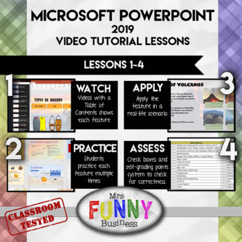 Microsoft PowerPoint 2019 Video Tutorial Lessons by Mrs Funny Business