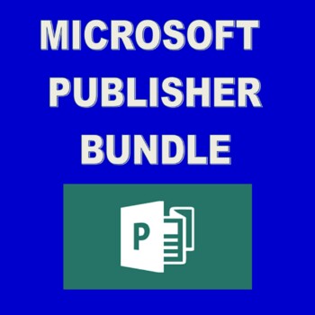 Preview of Microsoft Publisher Bundle of Assignments!