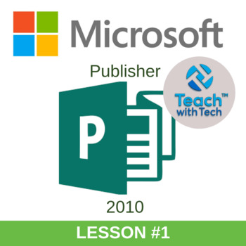Preview of Microsoft Publisher 2010 Lesson #1