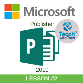 Preview of Microsoft Publisher 2010 Lesson #2
