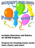 Microsoft Publisher Party Unit (INCLUDES SEVEN PUBLISHER P