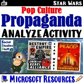 Preview of Star Wars Propaganda Analysis Activity | Microsoft Print and Digital