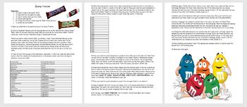 Preview of Microsoft Word 2010 Activity- Creating Tables in Word- Candy Timeline