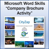 Company Brochure Lesson Activity for Teaching Microsoft Wo