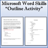 Creating an Outline Lesson Activity for Teaching Microsoft