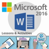 Word 2016 Lessons & Activities UPDATED
