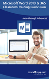 Microsoft Word 2019 and 365 Classroom Training Curriculum