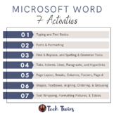 Microsoft Word Activities