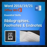Bibliographies, Footnotes and Endnotes in Microsoft Word