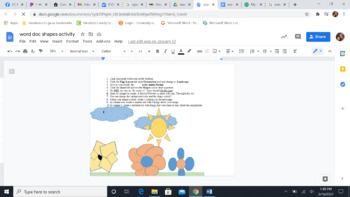 Preview of Microsoft Word Clipart Activity