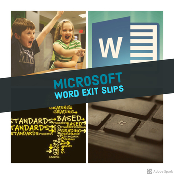 Preview of Microsoft Word Exit Slips