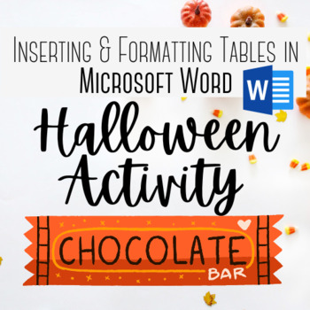 Preview of Microsoft Word Halloween Activity