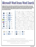 Microsoft Word Icons Word Search