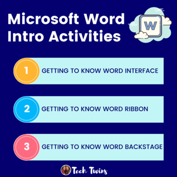 Preview of Microsoft Word Intro Activities