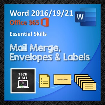 Preview of Mail Merge – Letters, Envelopes & Labels in Microsoft Word