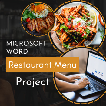 Preview of Microsoft Word Restaurant Menu Project