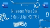 Microsoft Word Skills - Challenge Task